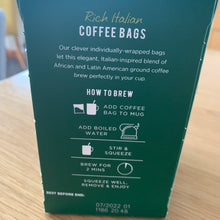 Load image into Gallery viewer, Taylors Rich Italian Coffee Bags (pack of 10)