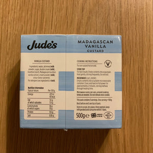 Jude’s Madagascan Vanilla Custard 500g