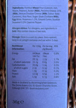 Load image into Gallery viewer, The Drinks Bakery - Pecorino, Rosemary &amp; Seaweed Biscuits 36g
