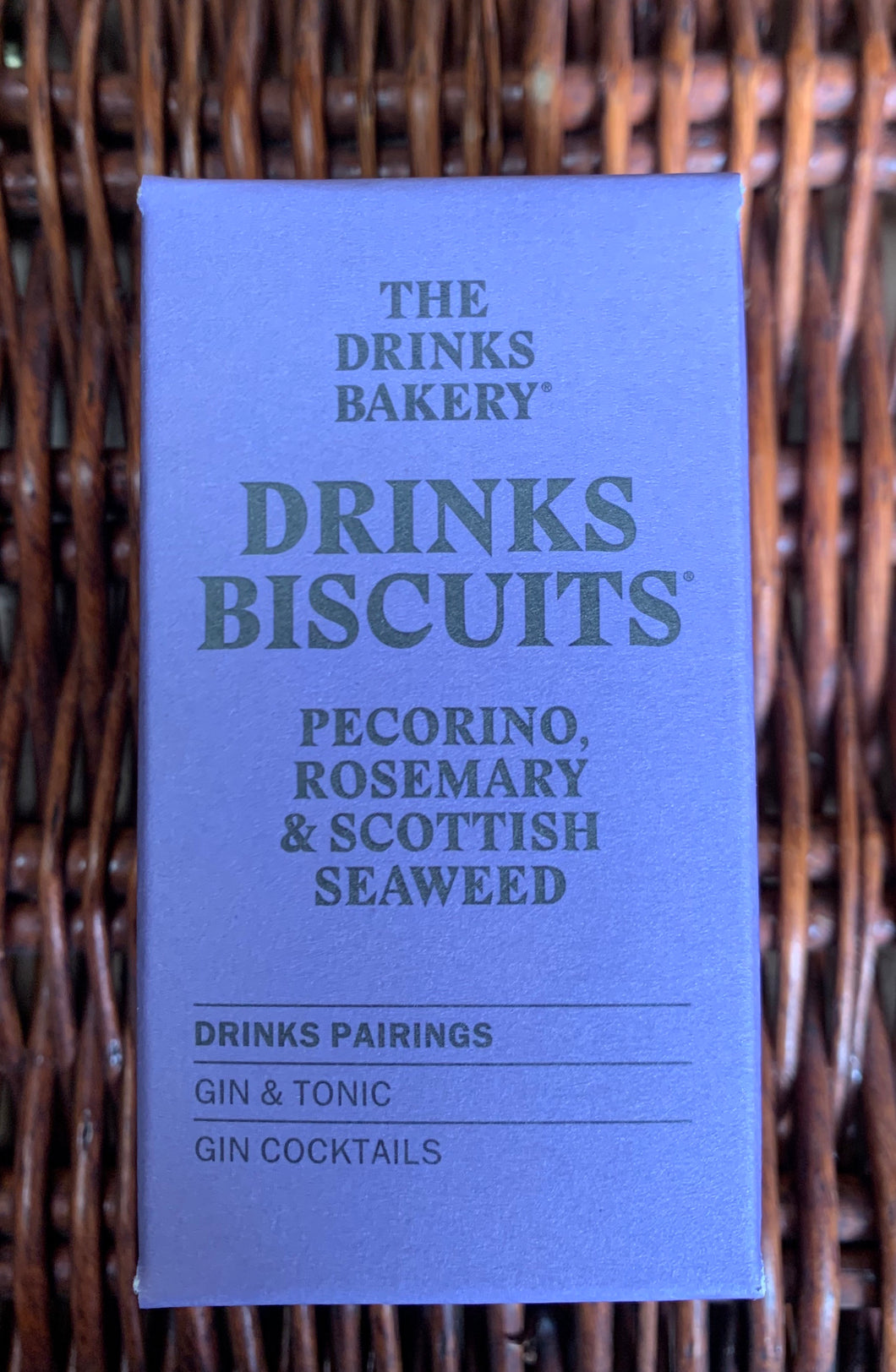 The Drinks Bakery - Pecorino, Rosemary & Seaweed Biscuits 36g