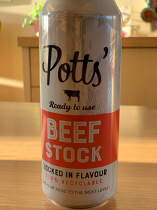 Potts Beef Stock 500ml Recyclable Can