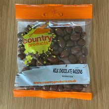 Load image into Gallery viewer, Milk Chocolate Raisins - Country Products 100g
