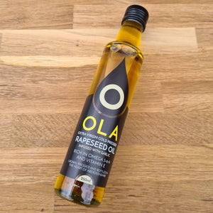 Ola Extra Virgin Garlic Infused Rapeseed Oil 250ml