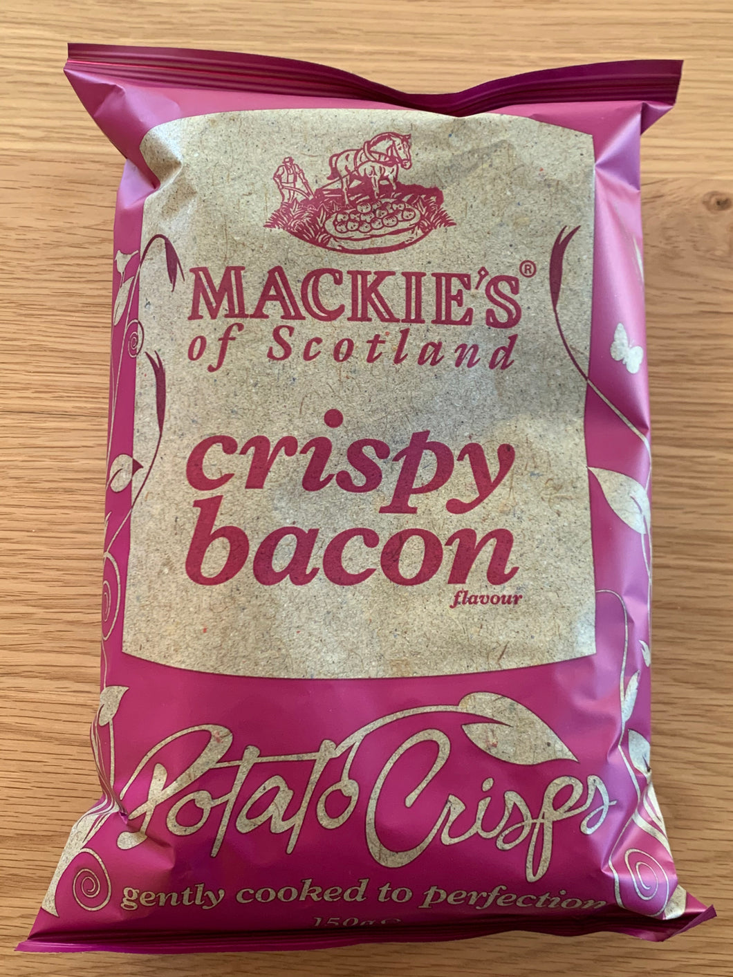 Mackie’s Crispy Bacon Crisps 150g