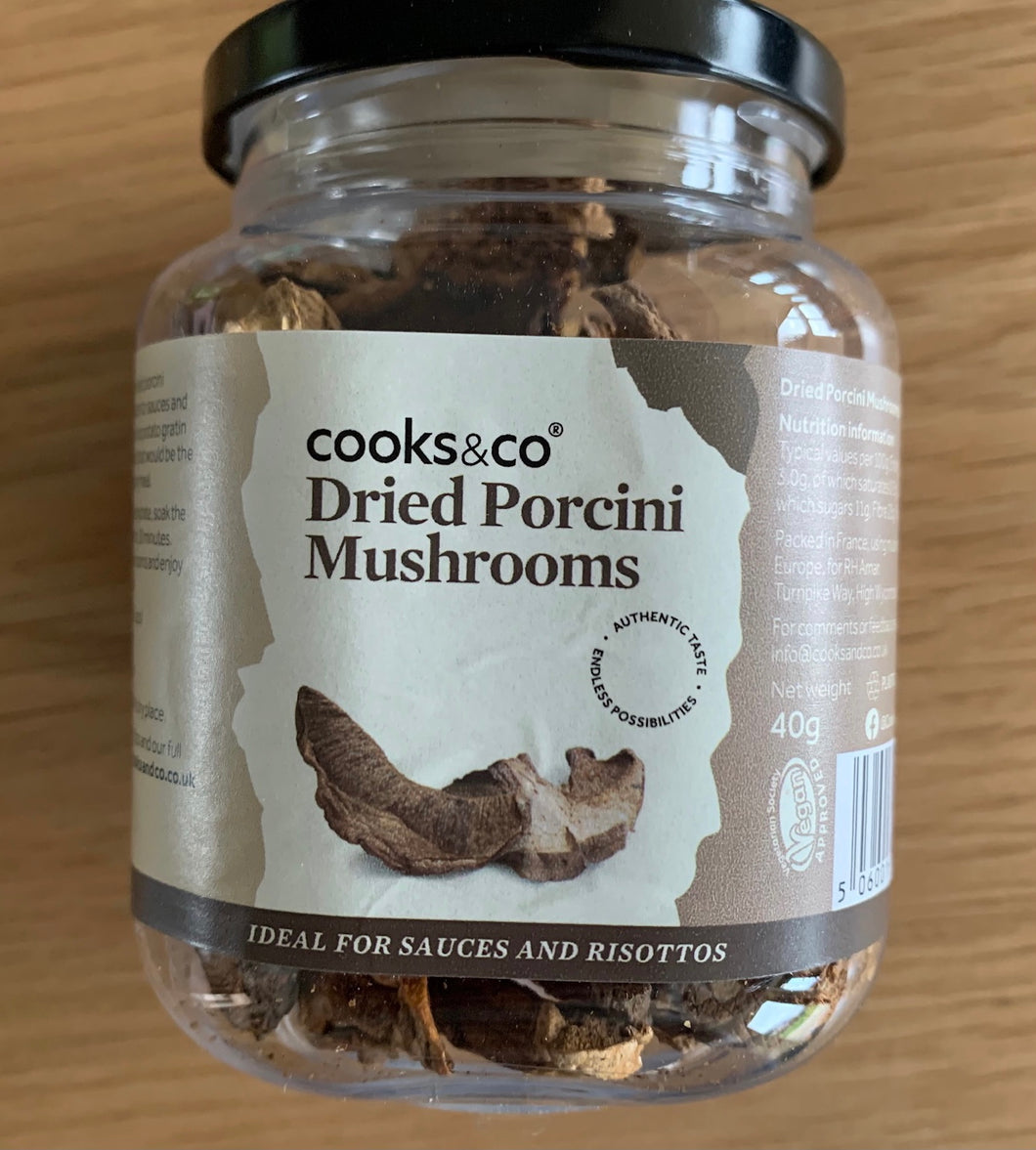 Cooks & Co Dried Porcini Mushrooms 40g