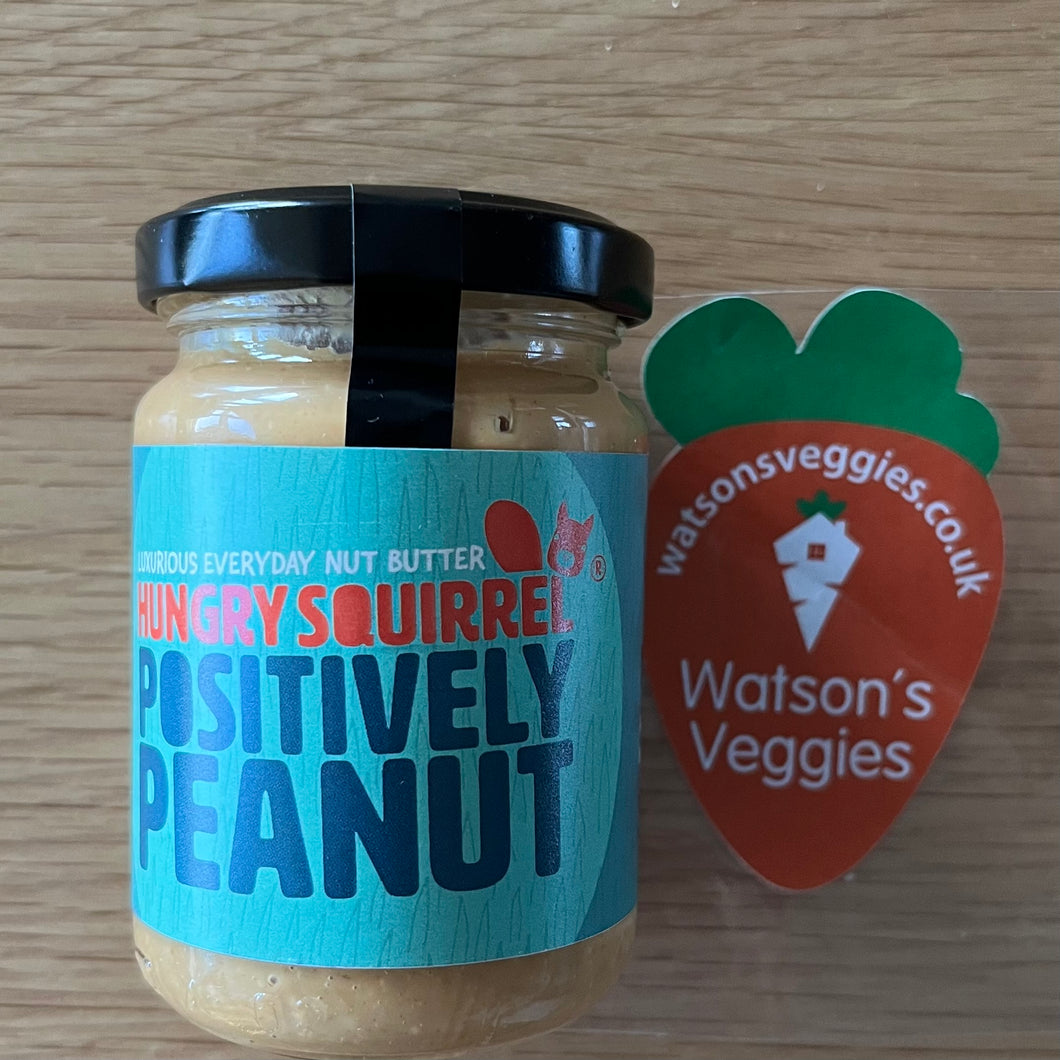 Positively Peanut Nut Butter 250g Hungry Squirrel