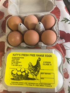 Katy’s Free Range Eggs 1/2 dozen (Supplied from Torphins)