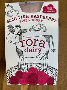 Rora Dairy - Scottish Raspberry Yoghurt 490g