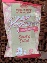 Load image into Gallery viewer, Mackie’s Sweet &amp; Salted Popcorn 100g
