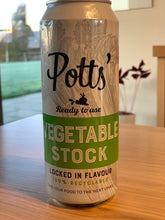 Load image into Gallery viewer, Potts Vegetable Stock 500ml Recyclable Can
