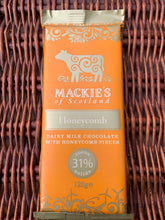 Load image into Gallery viewer, Mackie’s Honey Comb Dairy Milk Chocolate 120g
