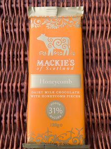Mackie’s Honey Comb Dairy Milk Chocolate 120g