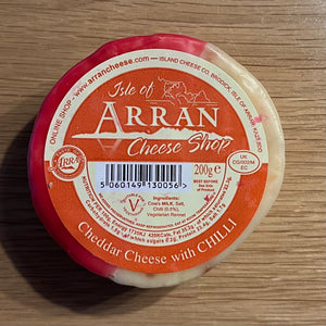 Arran Cheese Cheddar Cheese with Chilli 200g