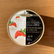 Load image into Gallery viewer, Strawberry &amp; Cream Travel Sweets 200g Simpkins
